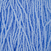 11/0 Charlotte Cut Preciosa (Czech) Bead Opaque Mauve/Blue Strung